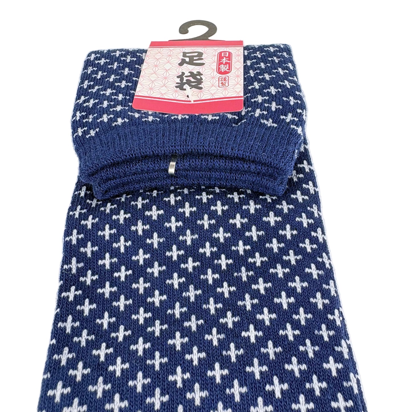 Tabi ponožky – Tradiční vzor (křížky) | 22–25 cm | Made in Japan