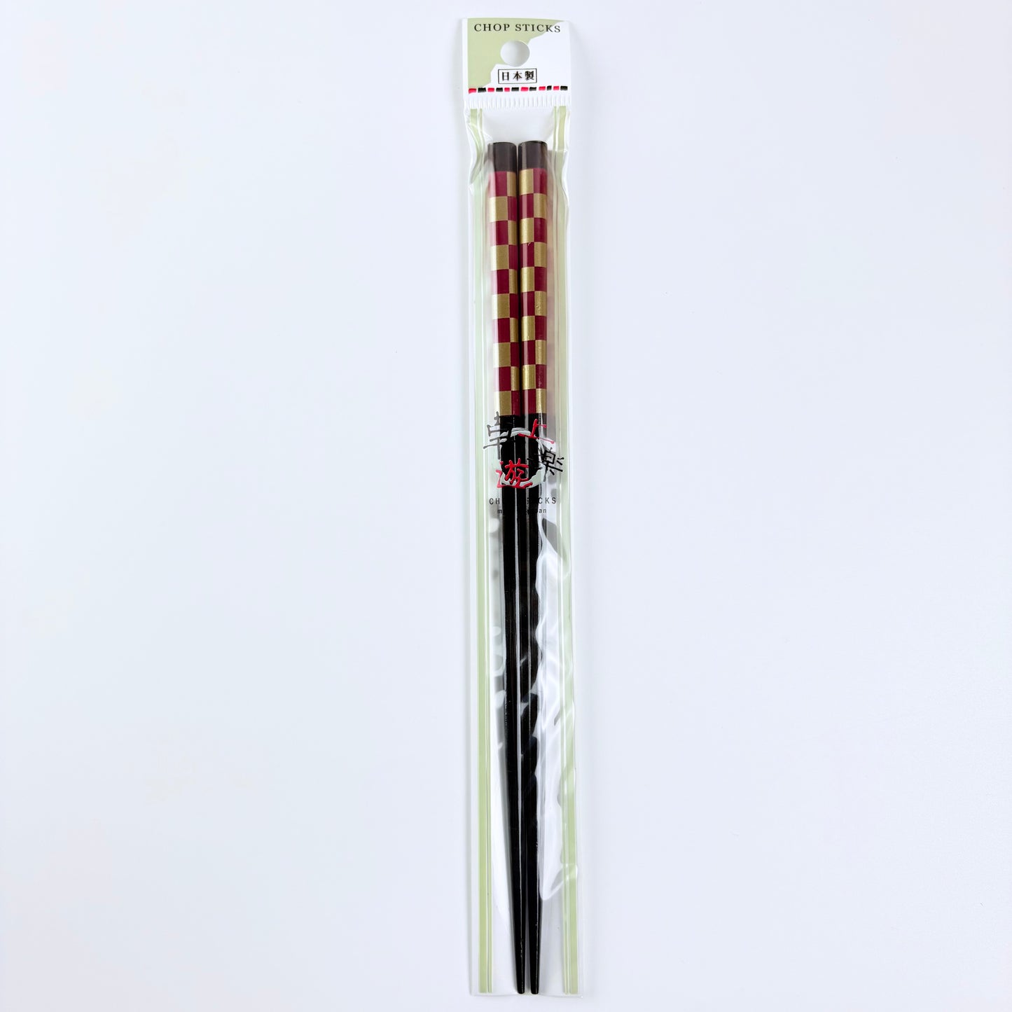 Bambusové jídelní hůlky Ichimatsu Red 22,5 cm | Made in Japan