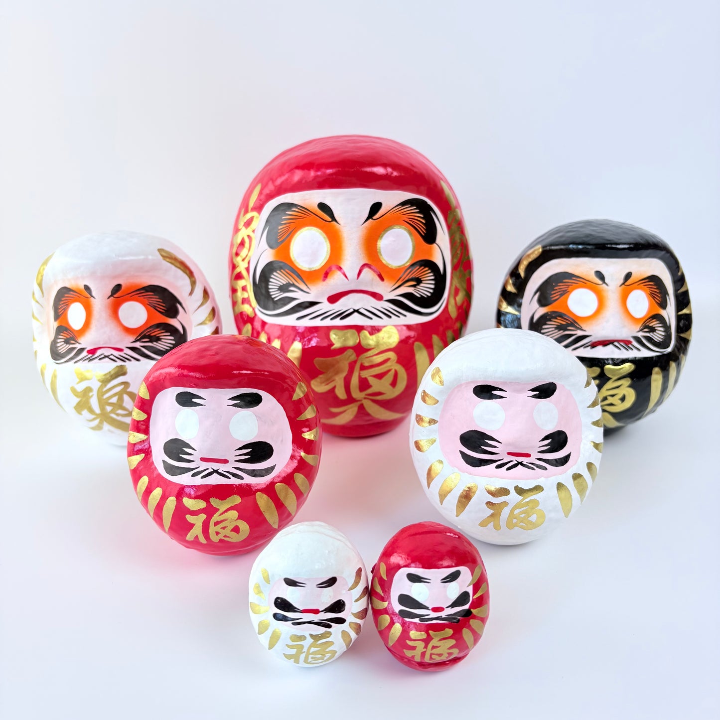 Japonský Daruma 9 cm | Made in Japan | 2 barevné varianty
