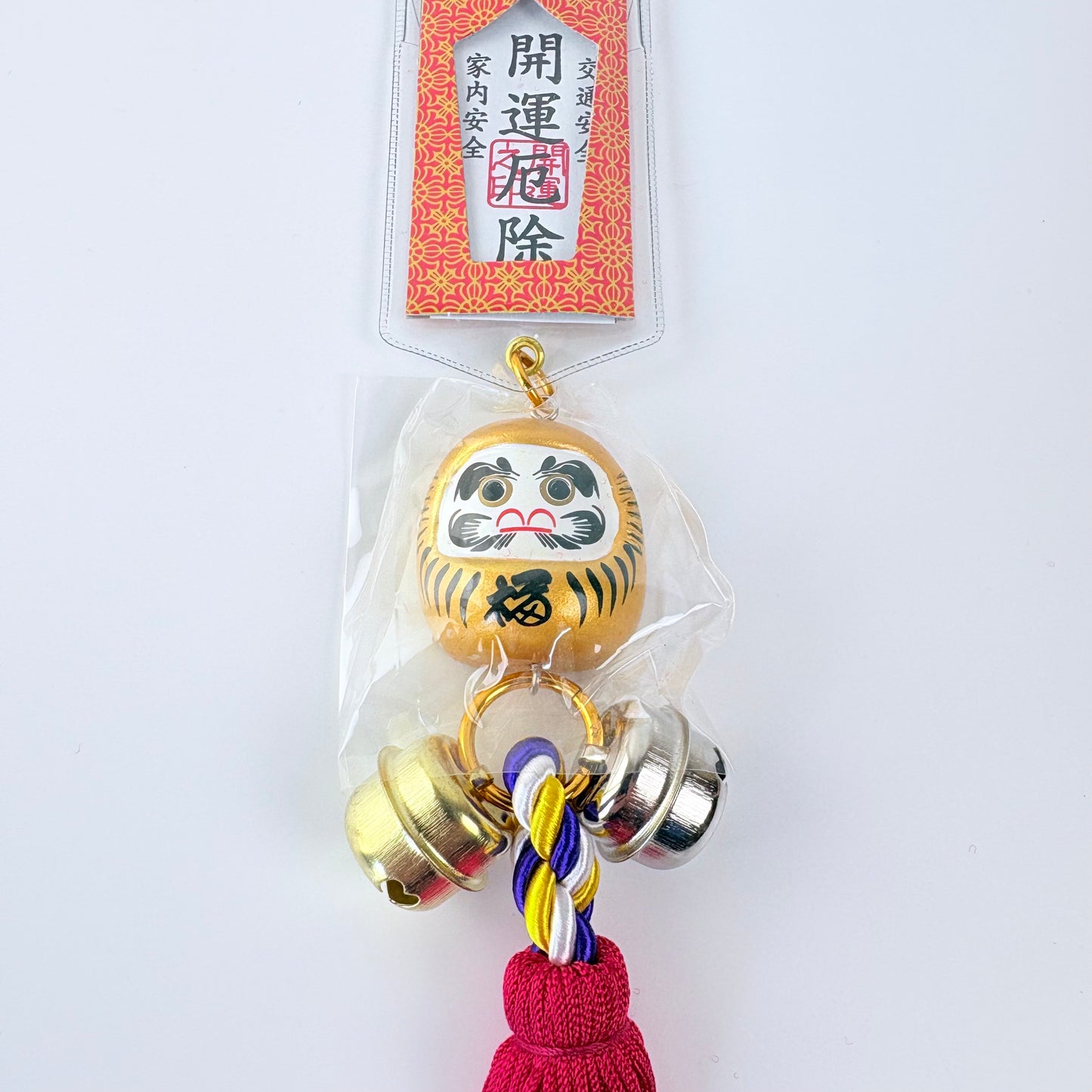 Talisman Daruma se zvonečky | 2 varianty | Made in Japan