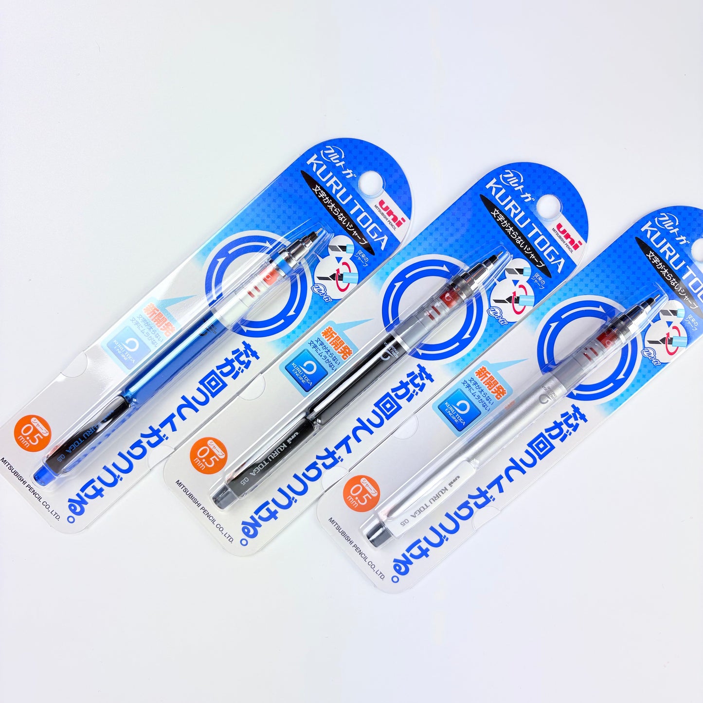 Japonská mikrotužka Uni Kuru Toga 0,5 mm | modrá