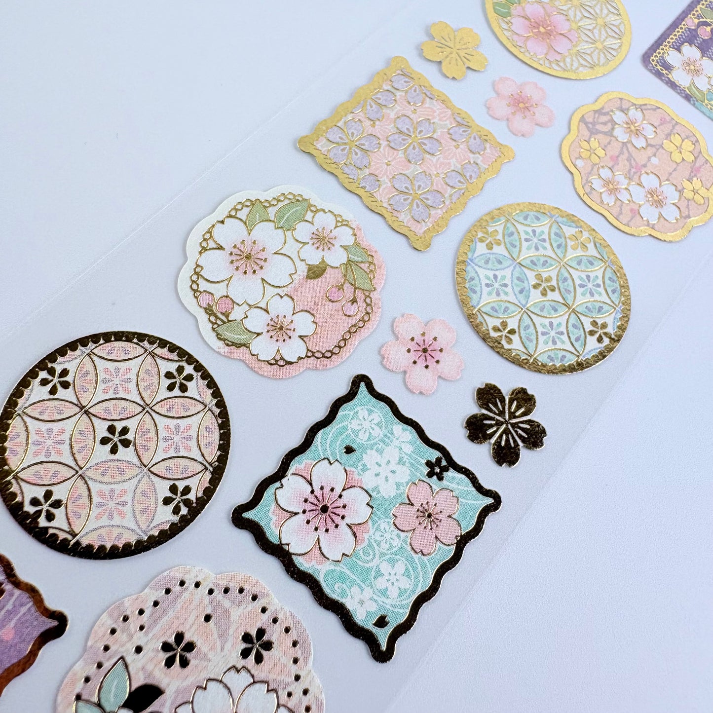Pečeticí samolepky Made in Japan – sakura a japonské vzory Usuka Cherry Blossom