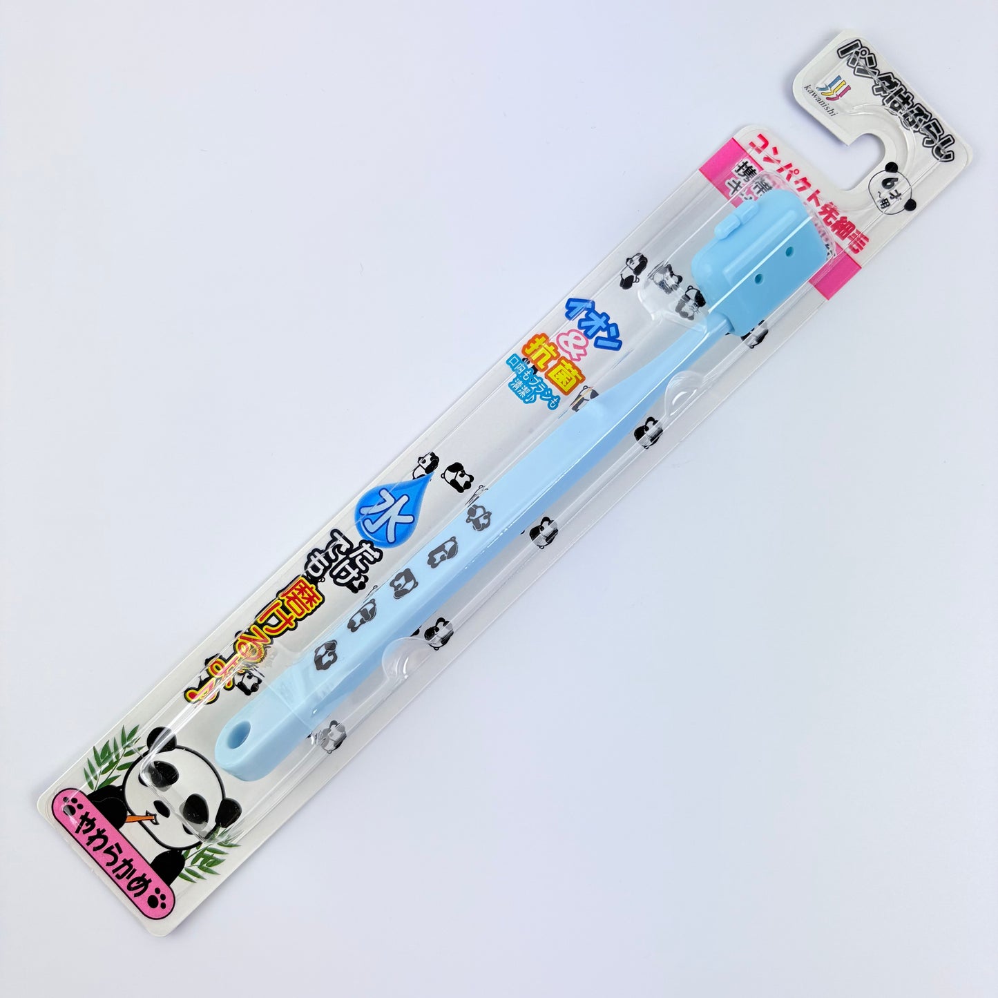 Dětský zubní kartáček KAWANISHI Panda – ionický a antibakteriální, 3 varianty