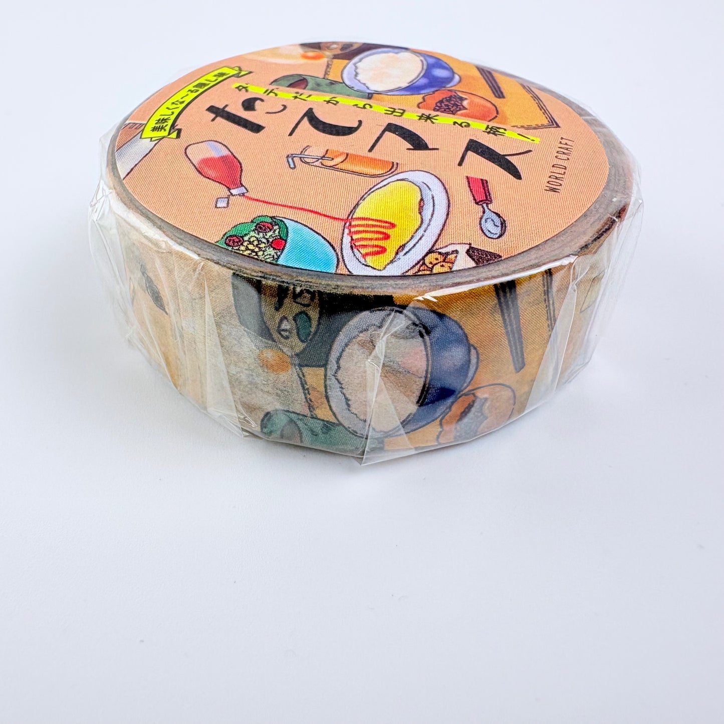 Washi páska WORLD CRAFT – Japonské jídlo, 15 mm × 7 m