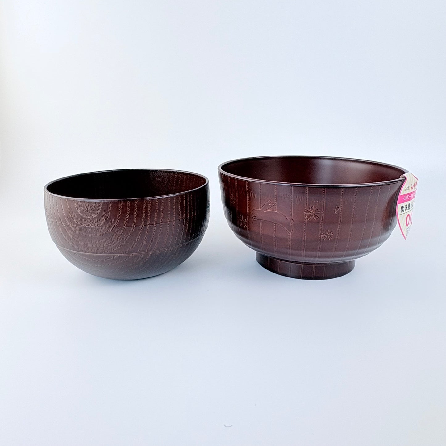 Japonská miska Yume-Usagi 12,7 cm – dřevěný vzhled / Made in Japan