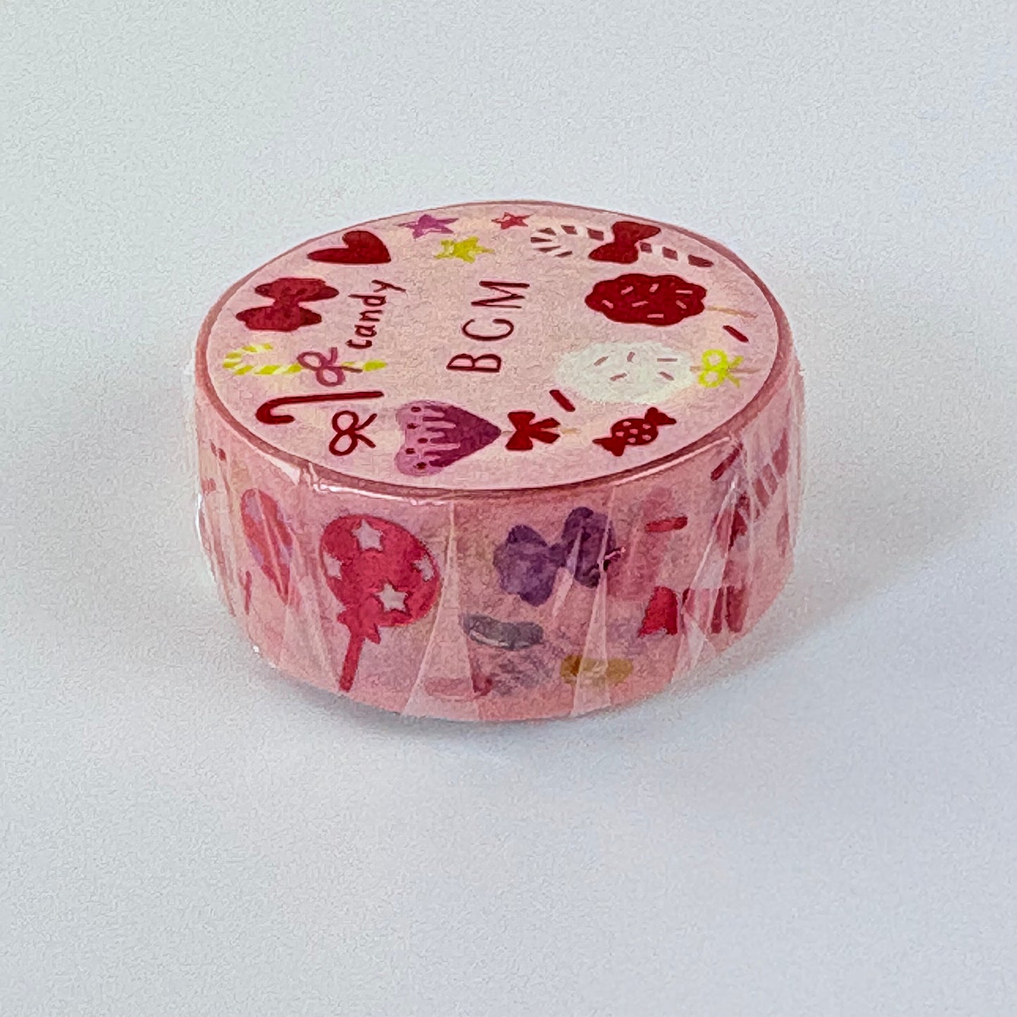 Washi páska BGM – Sladkosti a bonbóny, 15 mm × 7 m