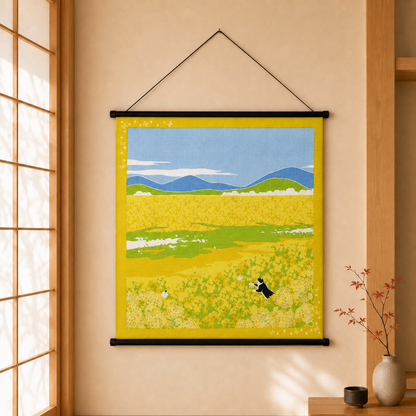 Furoshiki Kočka – březen 50 × 50 cm / Made in Japan