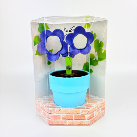 Nůžky Cocone Flower Modré se stojánkem | Made in Japan