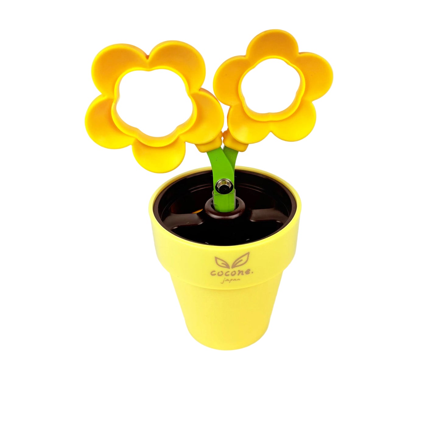 Nůžky Cocone Flower Žluté se stojánkem | Made in Japan