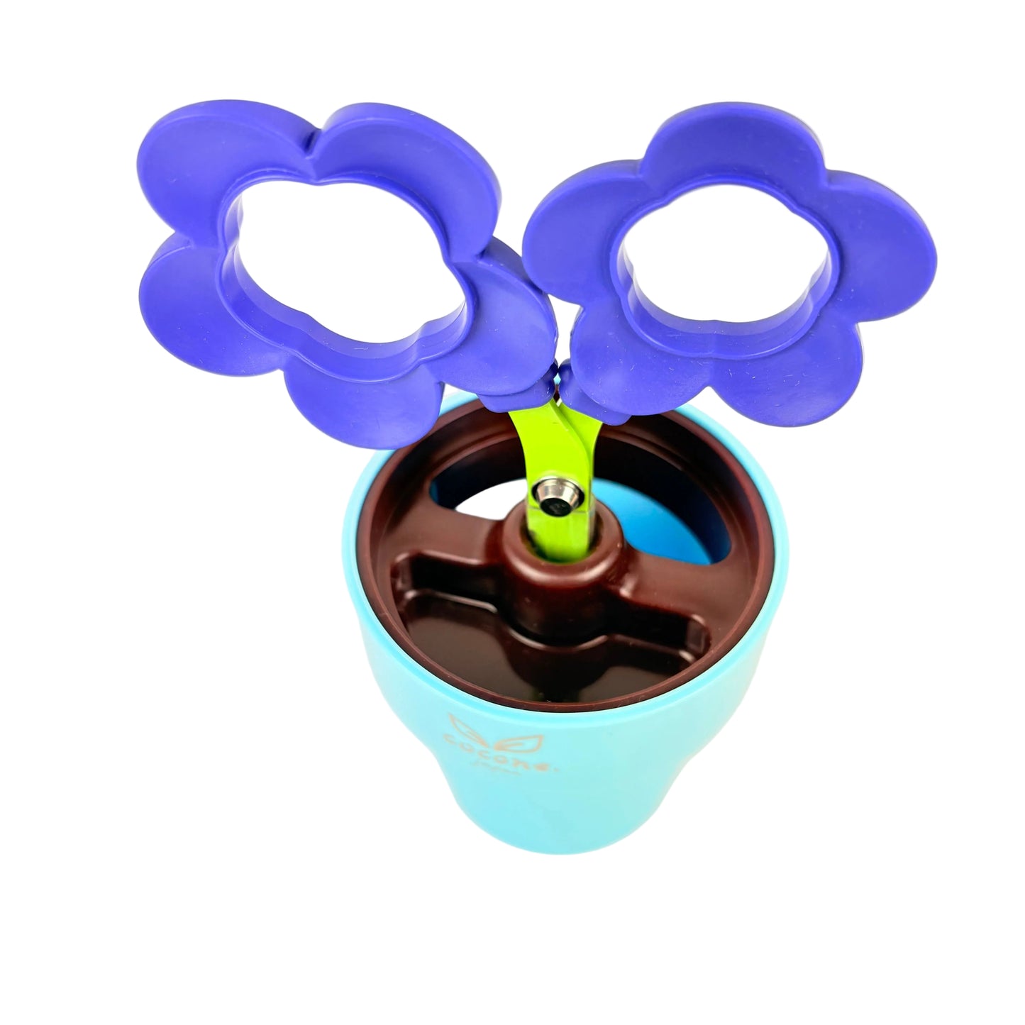 Nůžky Cocone Flower Modré se stojánkem | Made in Japan