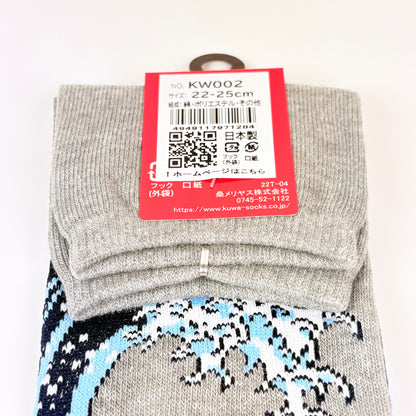 Tabi ponožky – Velká vlna u Kanagawy | 22–25 cm | Made in Japan