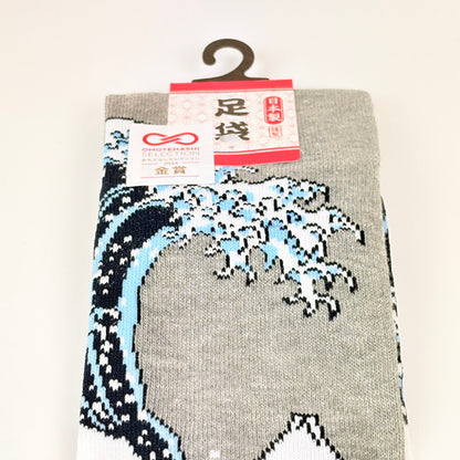 Tabi ponožky – Velká vlna u Kanagawy | 22–25 cm | Made in Japan