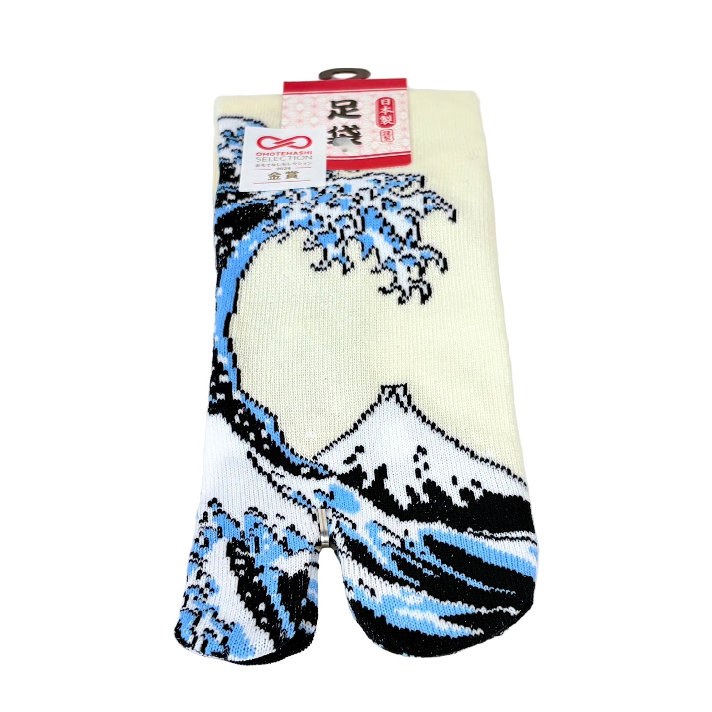 Tabi ponožky – Velká vlna u Kanagawy | 22–25 cm | Made in Japan