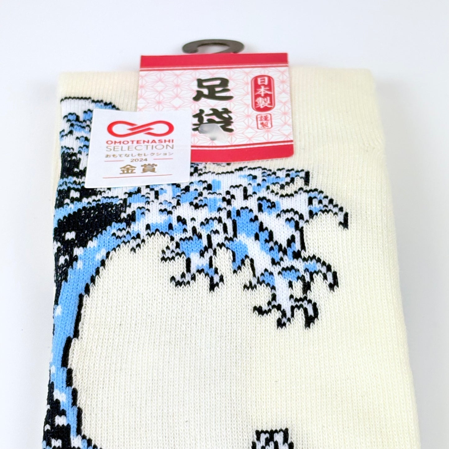 Tabi ponožky – Velká vlna u Kanagawy | 22–25 cm | Made in Japan