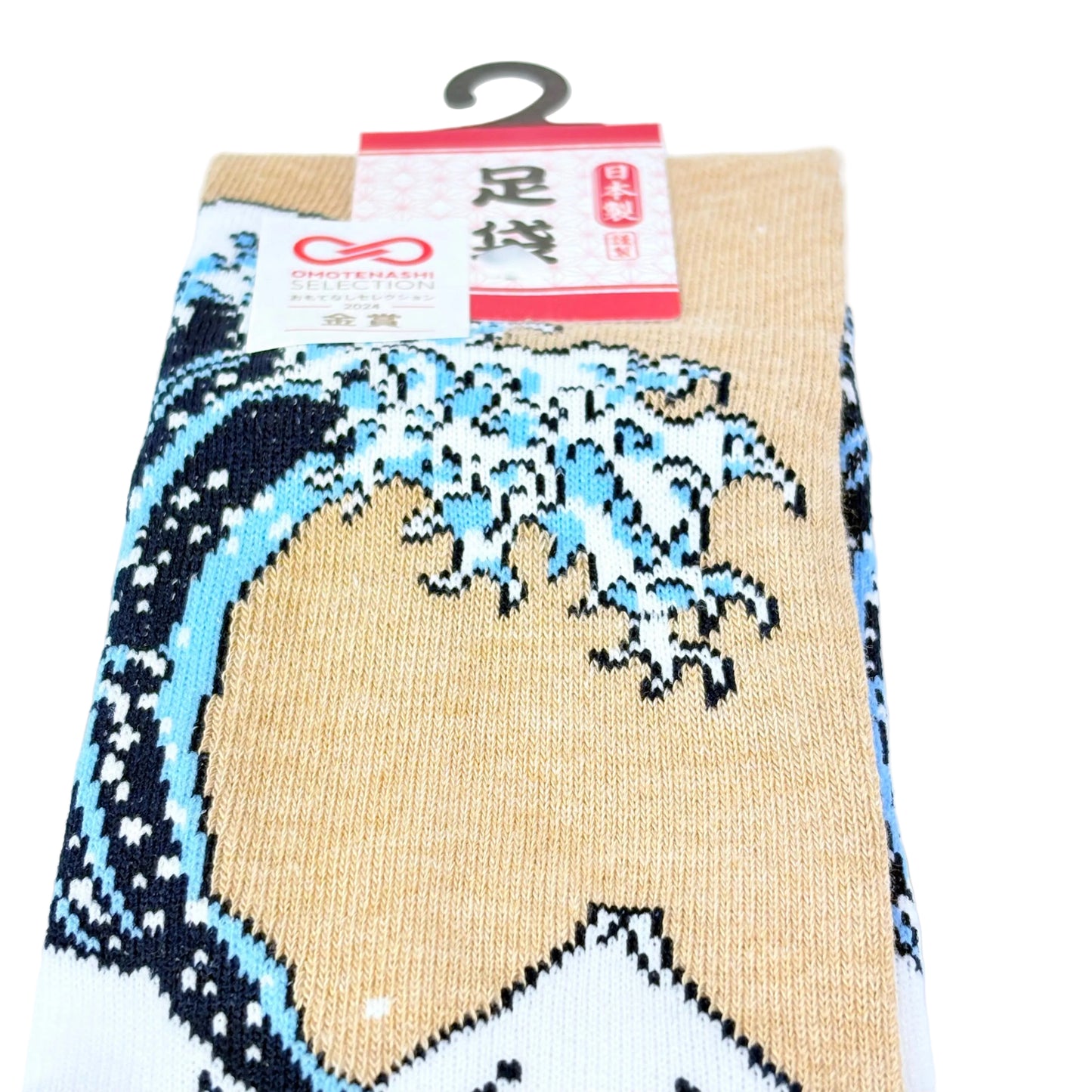 Tabi ponožky – Velká vlna u Kanagawy | 22–25 cm | Made in Japan