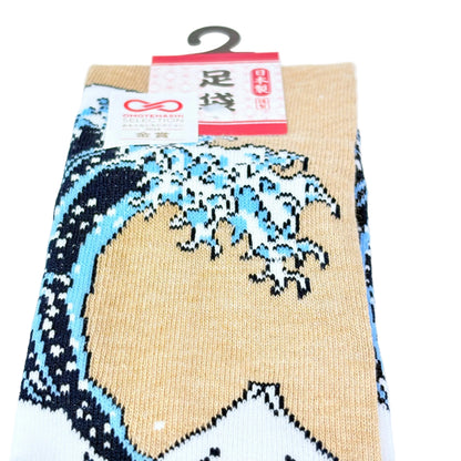 Tabi ponožky – Velká vlna u Kanagawy | 22–25 cm | Made in Japan