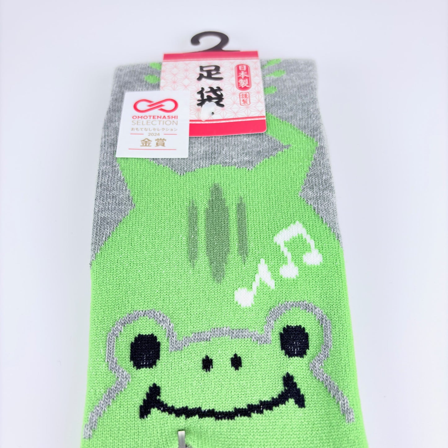 Tabi ponožky – Žába & hudba | 4 barvy | Made in Japan