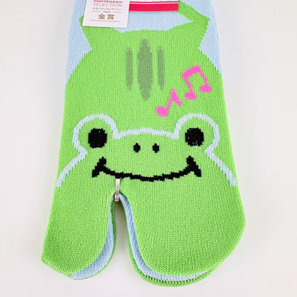 Tabi ponožky – Žába & hudba | 4 barvy | Made in Japan