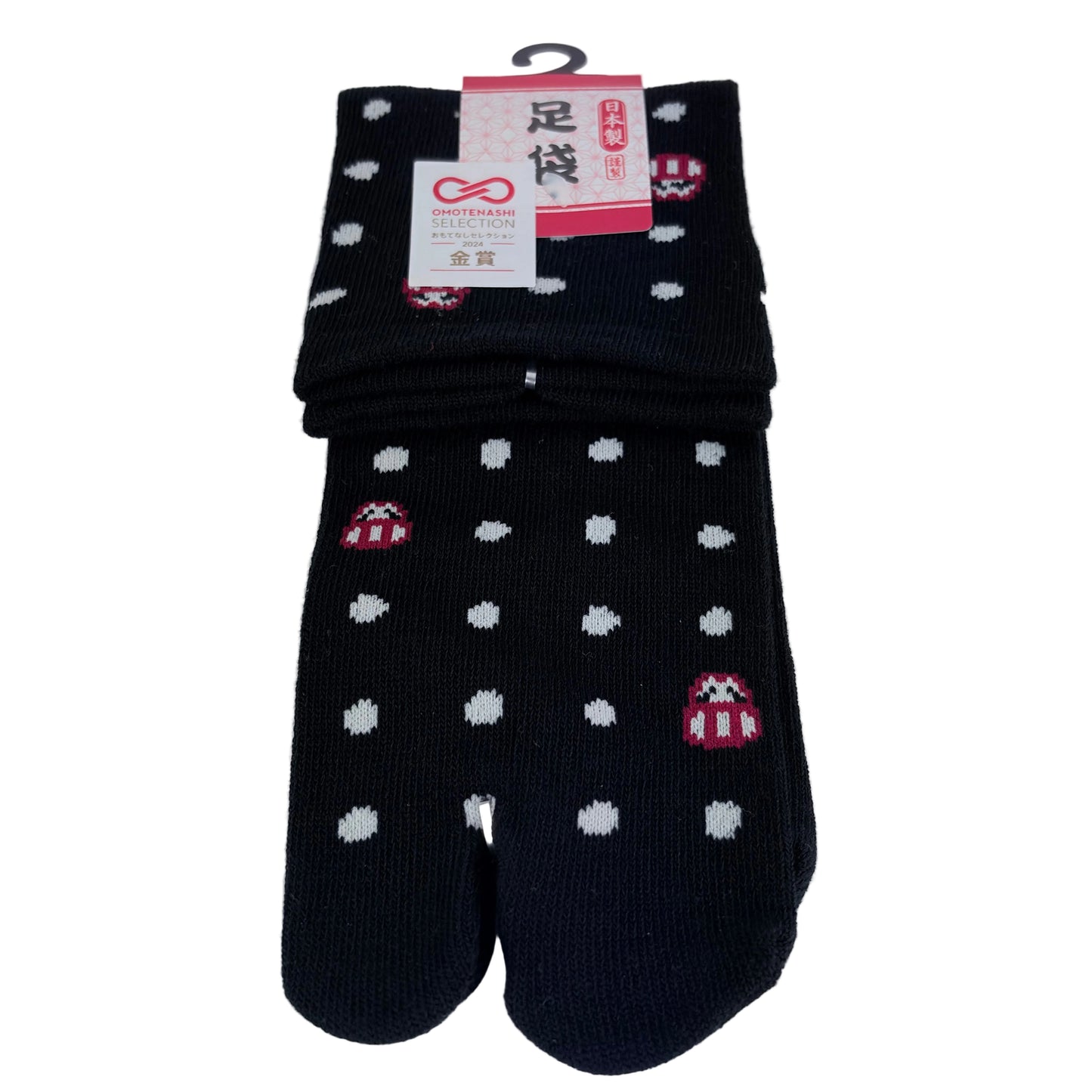 Tabi ponožky – Puntíky & Daruma | 4 barvy | Made in Japan