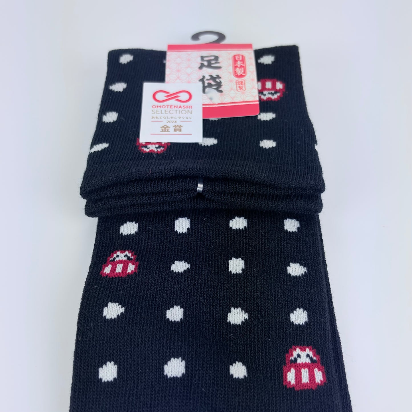 Tabi ponožky – Puntíky & Daruma | 4 barvy | Made in Japan