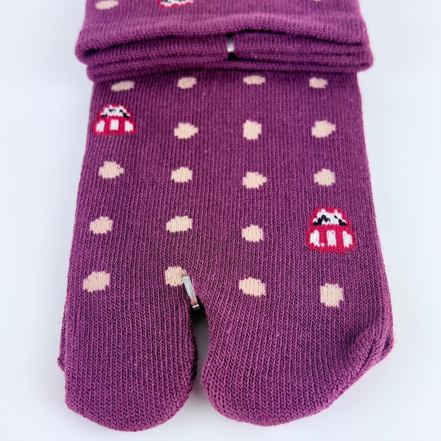 Tabi ponožky – Puntíky & Daruma | 4 barvy | Made in Japan