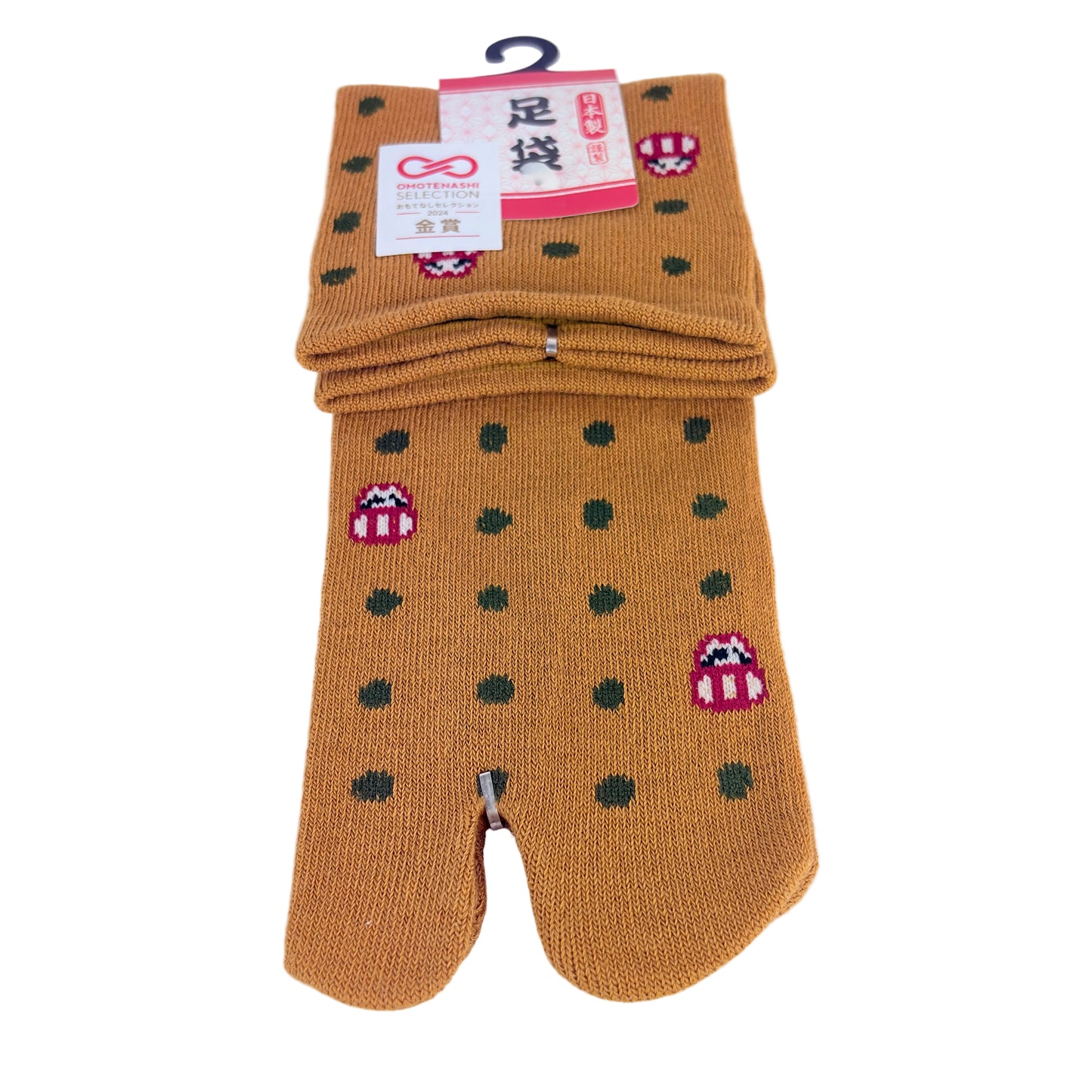 Tabi ponožky – Puntíky & Daruma | 4 barvy | Made in Japan