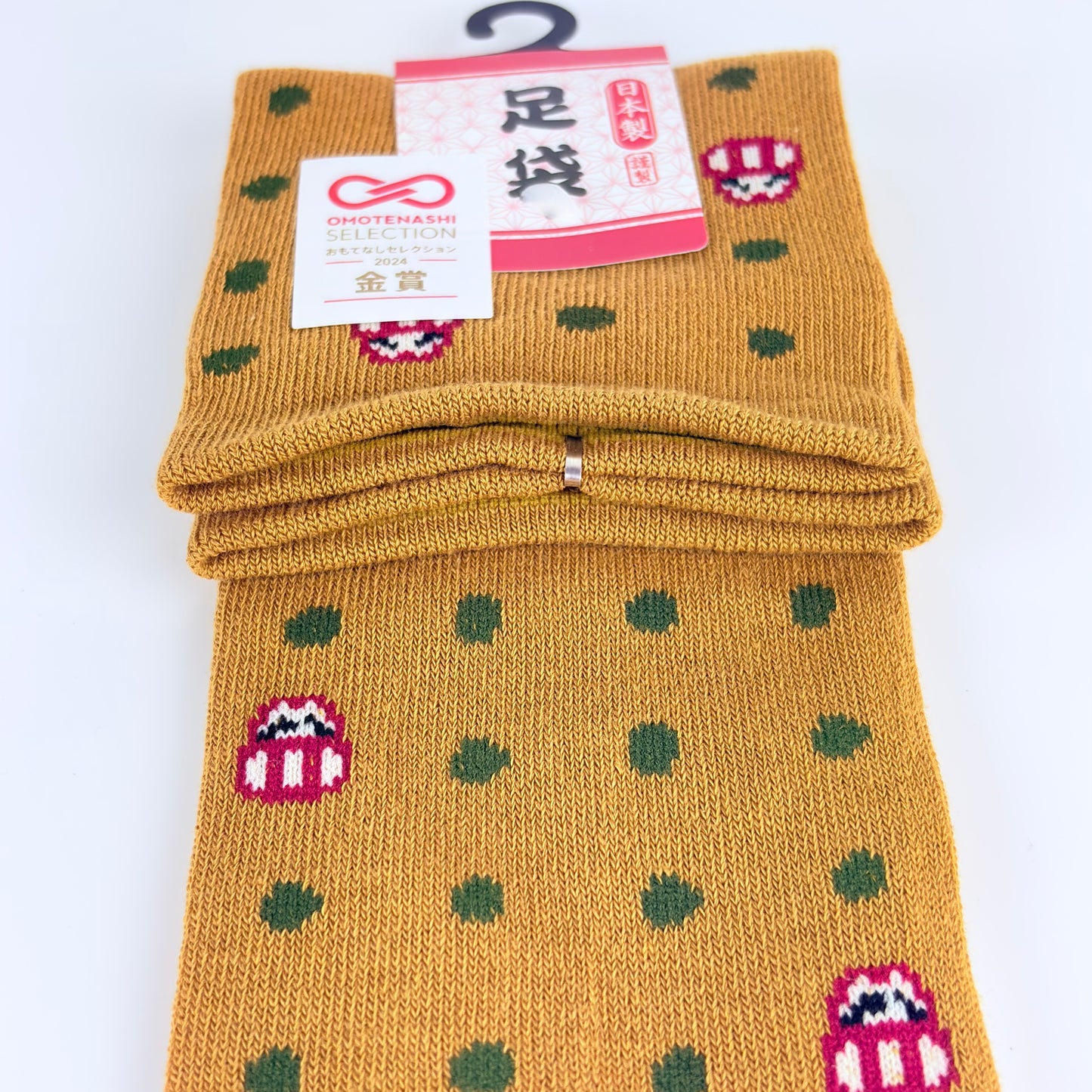 Tabi ponožky – Puntíky & Daruma | 4 barvy | Made in Japan