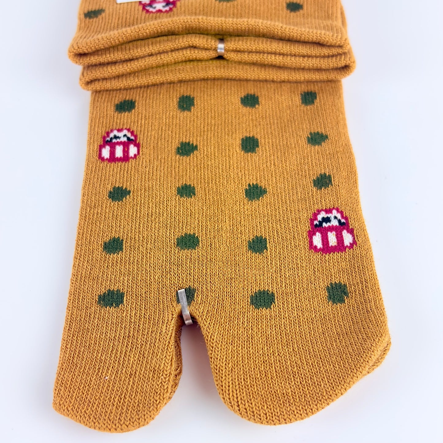 Tabi ponožky – Puntíky & Daruma | 4 barvy | Made in Japan