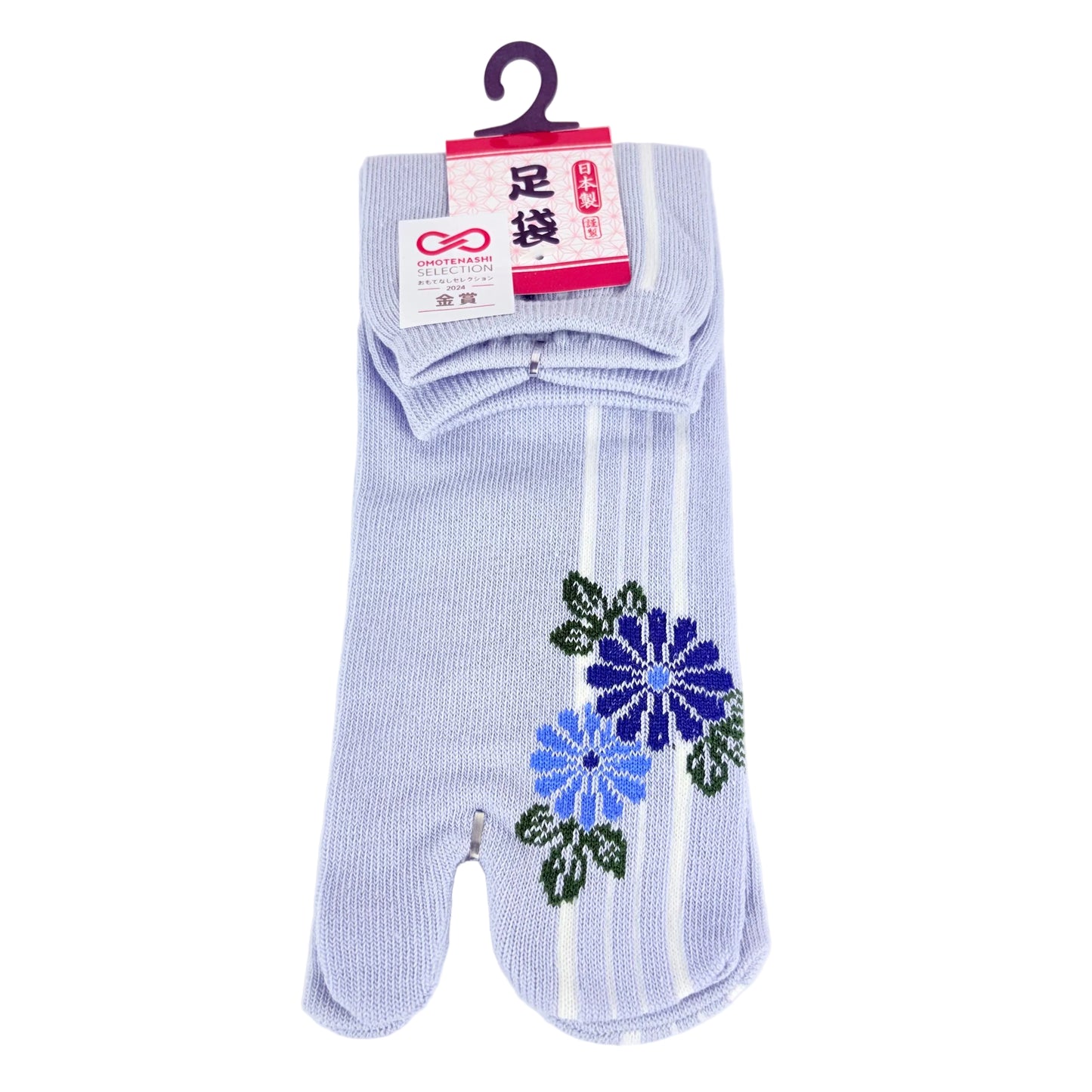 Tabi ponožky – Květiny & linie | 22–25 cm | Made in Japan