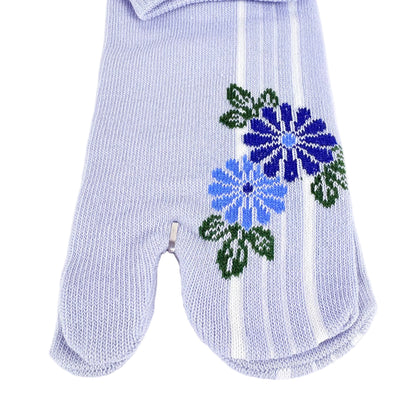 Tabi ponožky – Květiny & linie | 22–25 cm | Made in Japan