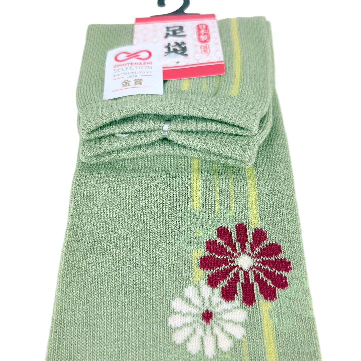 Tabi ponožky – Květiny & linie | 22–25 cm | Made in Japan