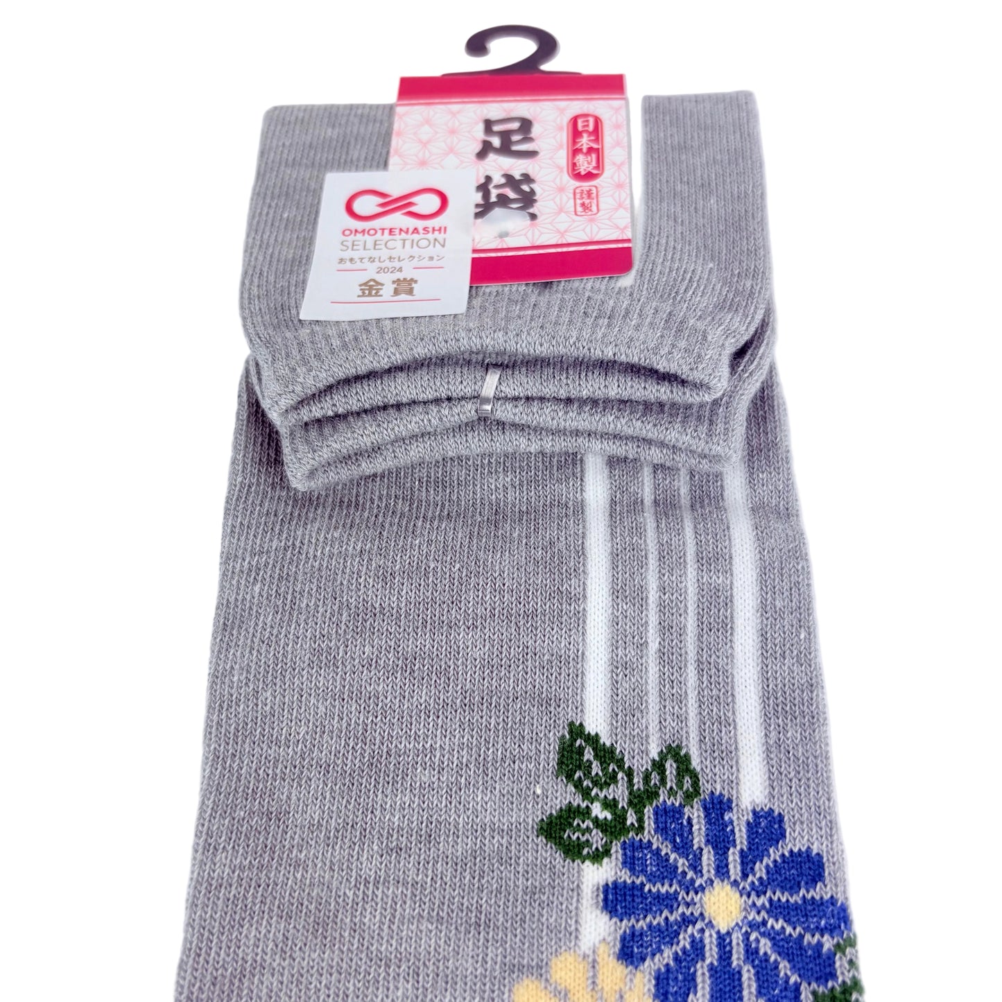 Tabi ponožky – Květiny & linie | 22–25 cm | Made in Japan