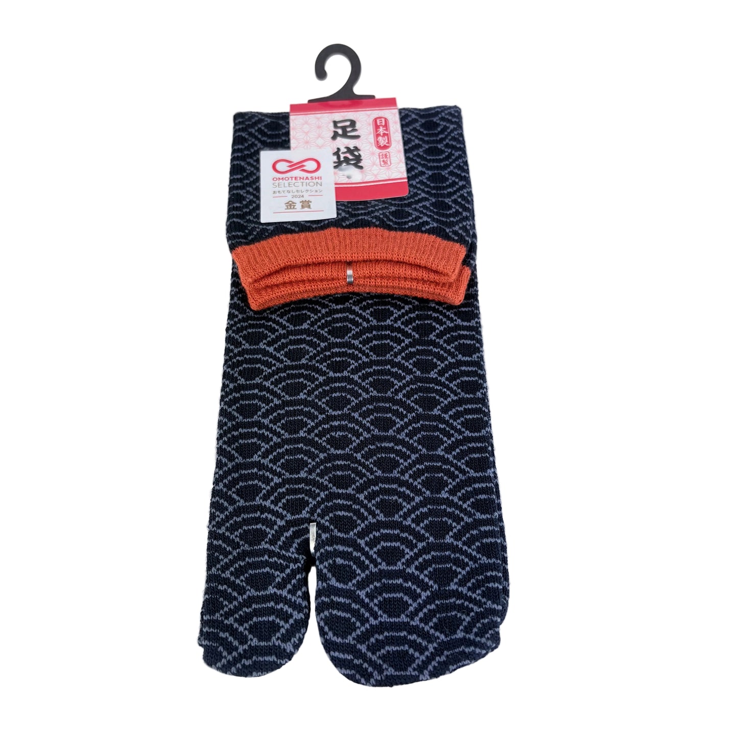 Tabi ponožky – Seigaiha vzor | 22–25 cm | Made in Japan