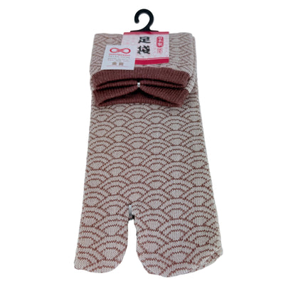 Tabi ponožky – Seigaiha vzor | 22–25 cm | Made in Japan
