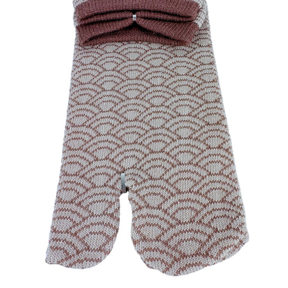 Tabi ponožky – Seigaiha vzor | 22–25 cm | Made in Japan