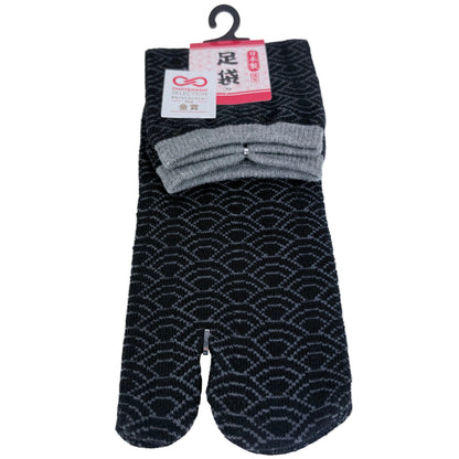 Tabi ponožky – Seigaiha vzor | 22–25 cm | Made in Japan