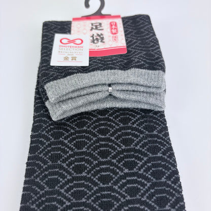Tabi ponožky – Seigaiha vzor | 22–25 cm | Made in Japan