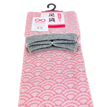 Tabi ponožky – Seigaiha vzor | 22–25 cm | Made in Japan