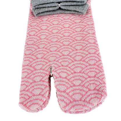 Tabi ponožky – Seigaiha vzor | 22–25 cm | Made in Japan