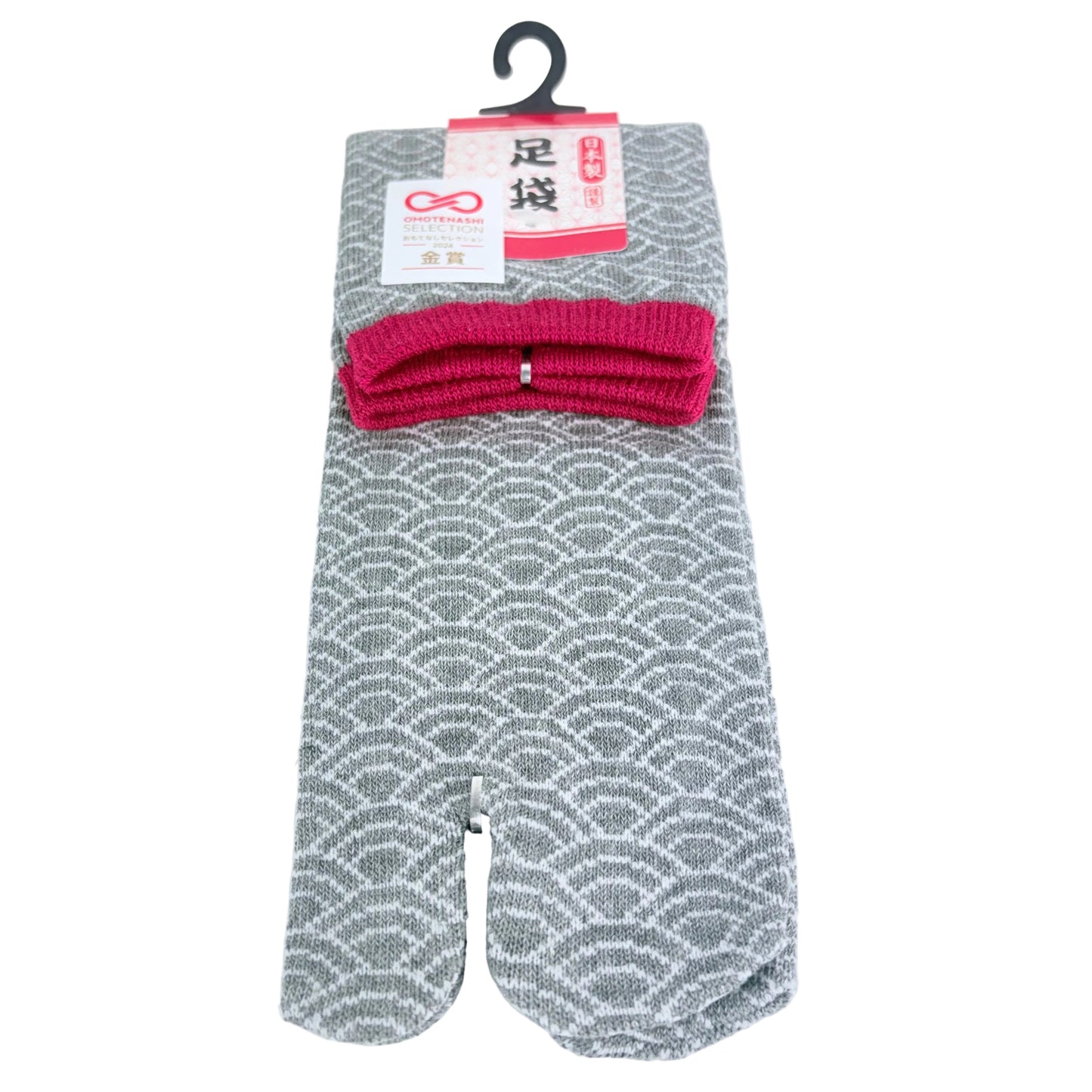 Tabi ponožky – Seigaiha vzor | 22–25 cm | Made in Japan