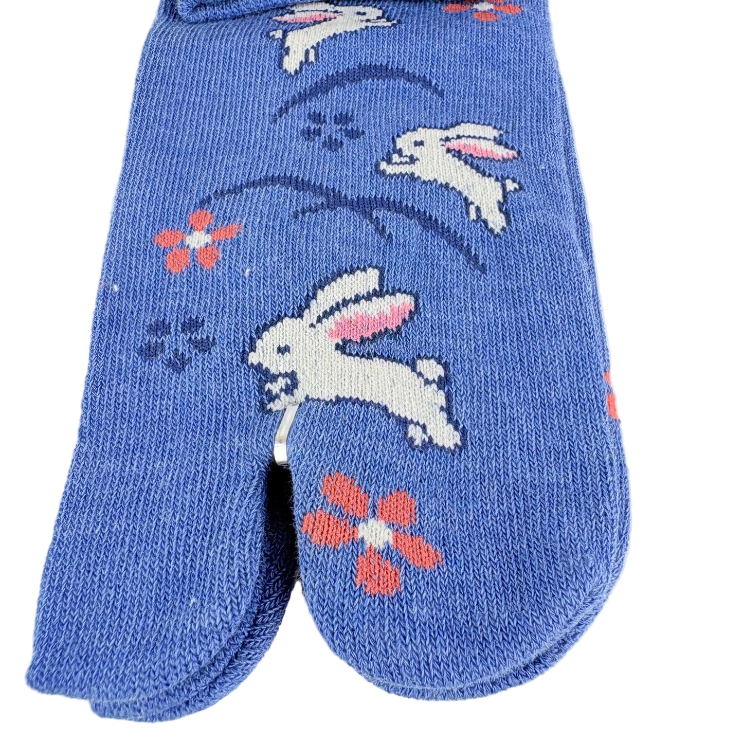 Tabi ponožky – Králíci & květy | 22–25 cm | Made in Japan