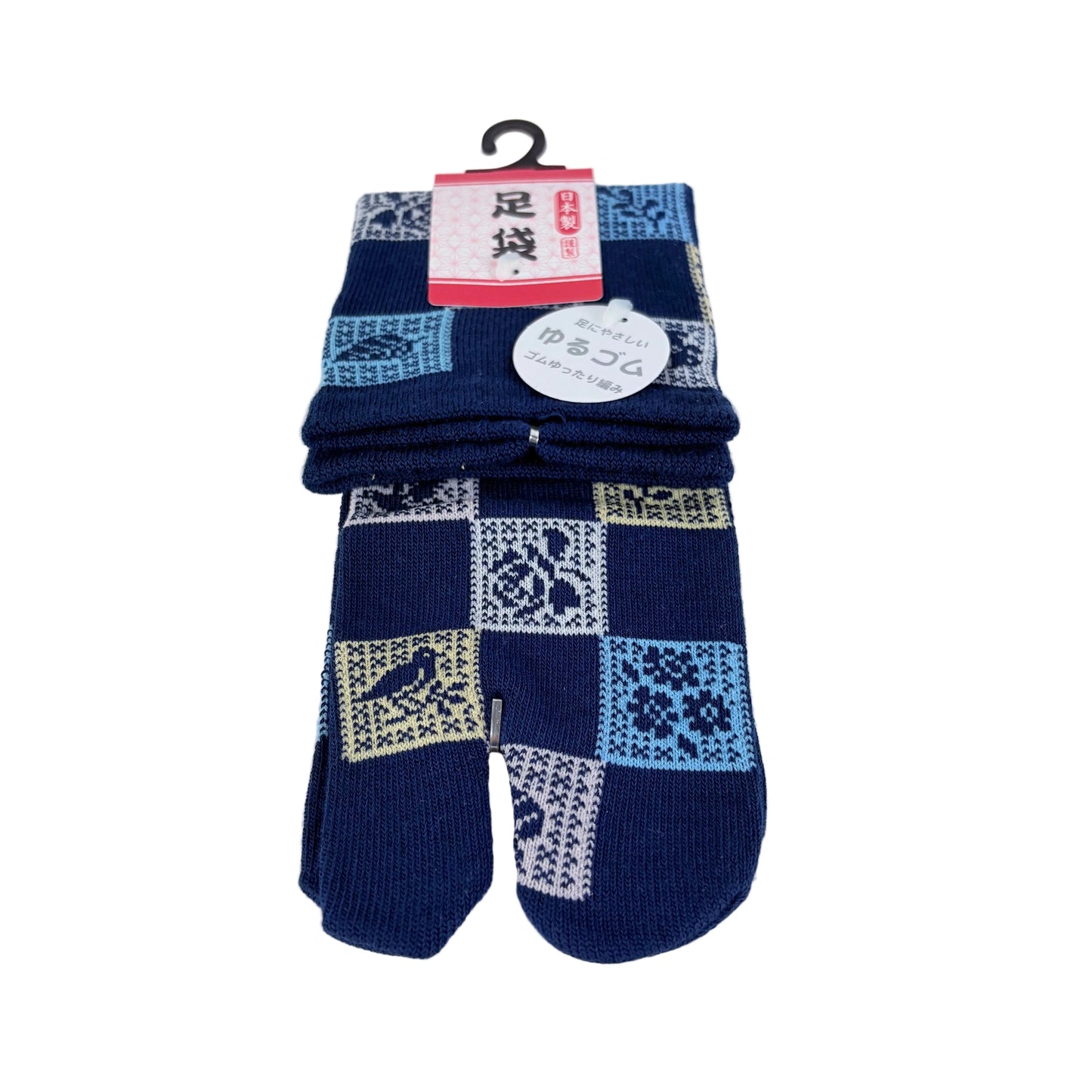 Tabi ponožky – Patchwork vzor | 22–25 cm | Made in Japan