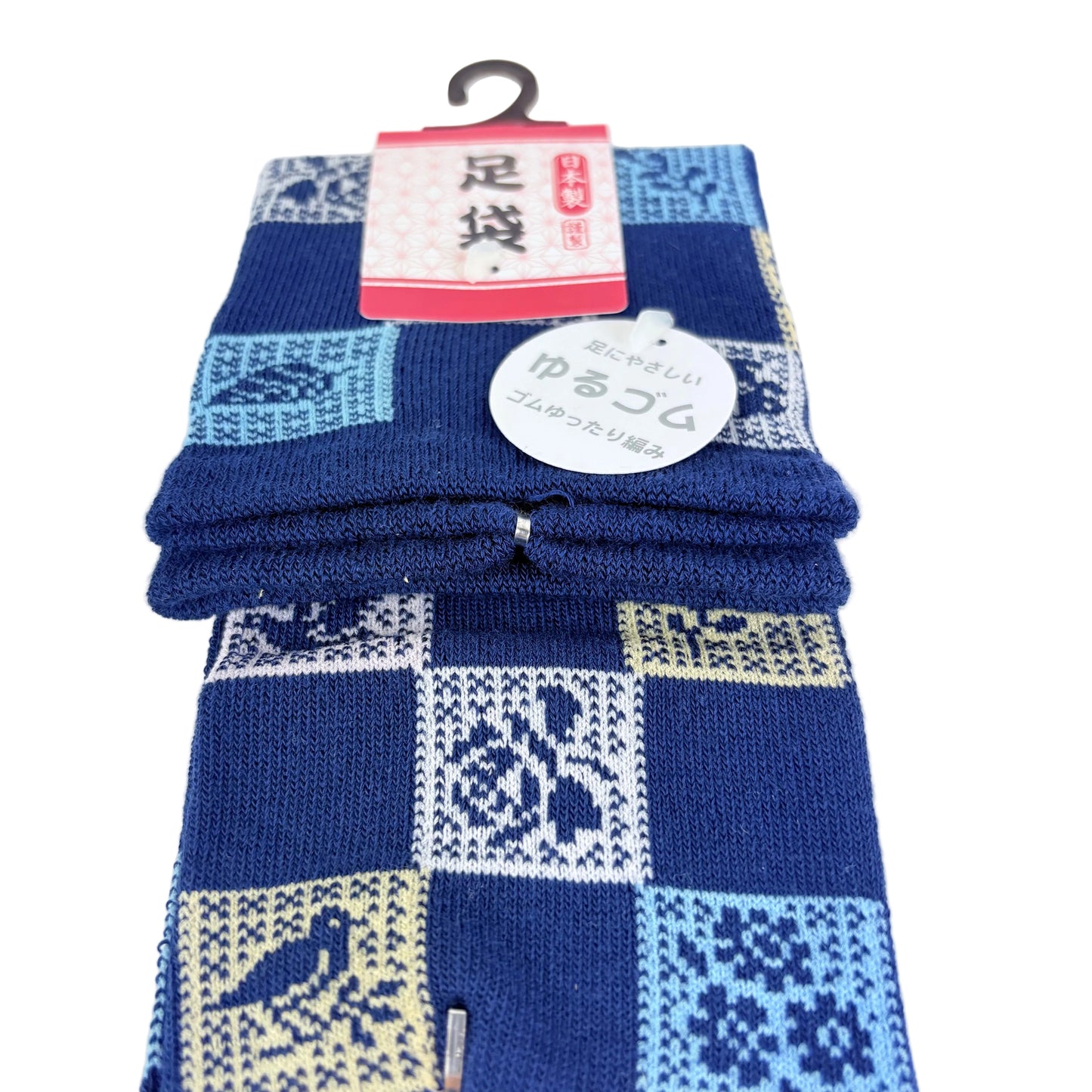 Tabi ponožky – Patchwork vzor | 22–25 cm | Made in Japan