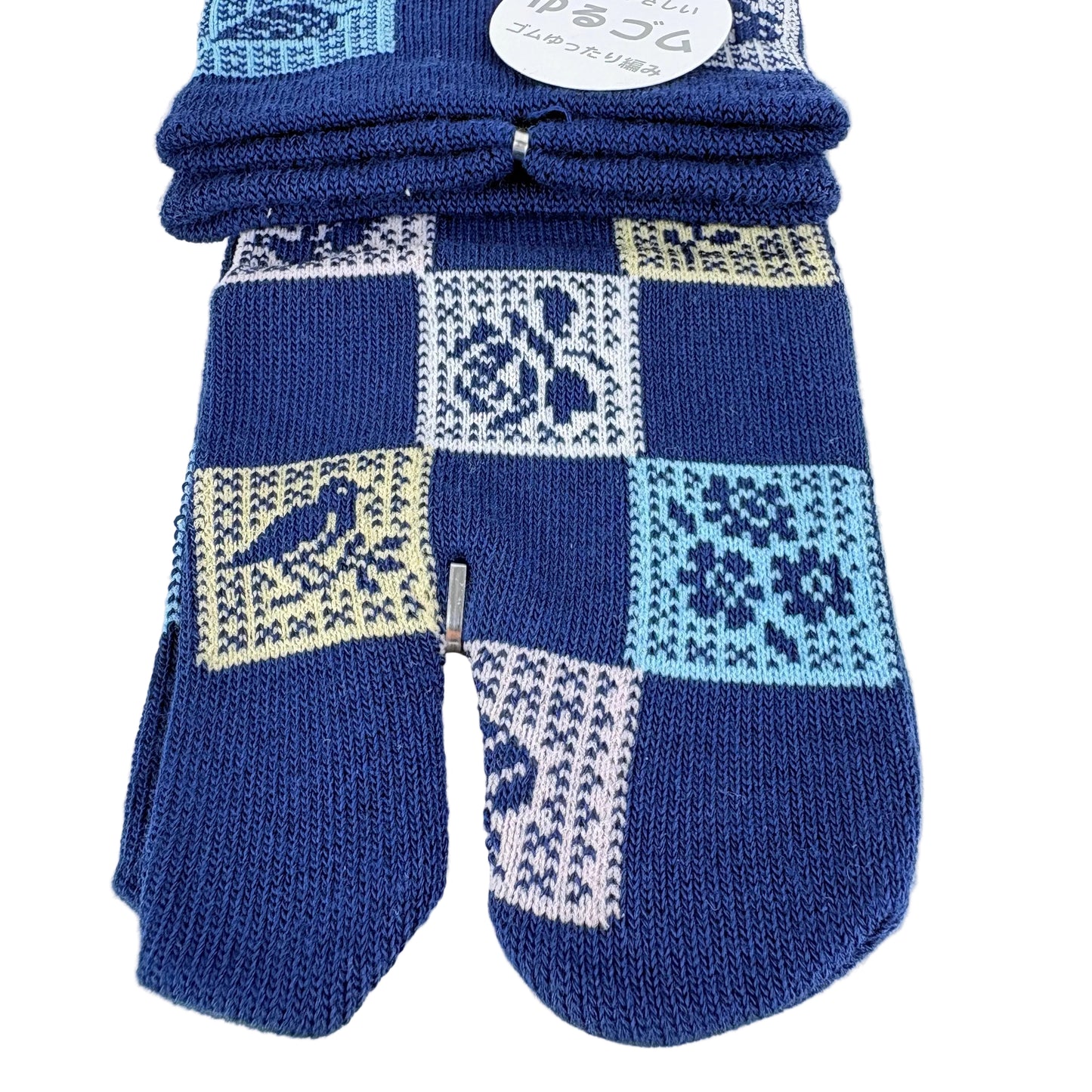 Tabi ponožky – Patchwork vzor | 22–25 cm | Made in Japan