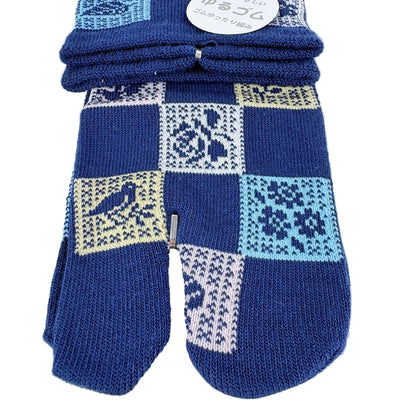 Tabi ponožky – Patchwork vzor | 22–25 cm | Made in Japan