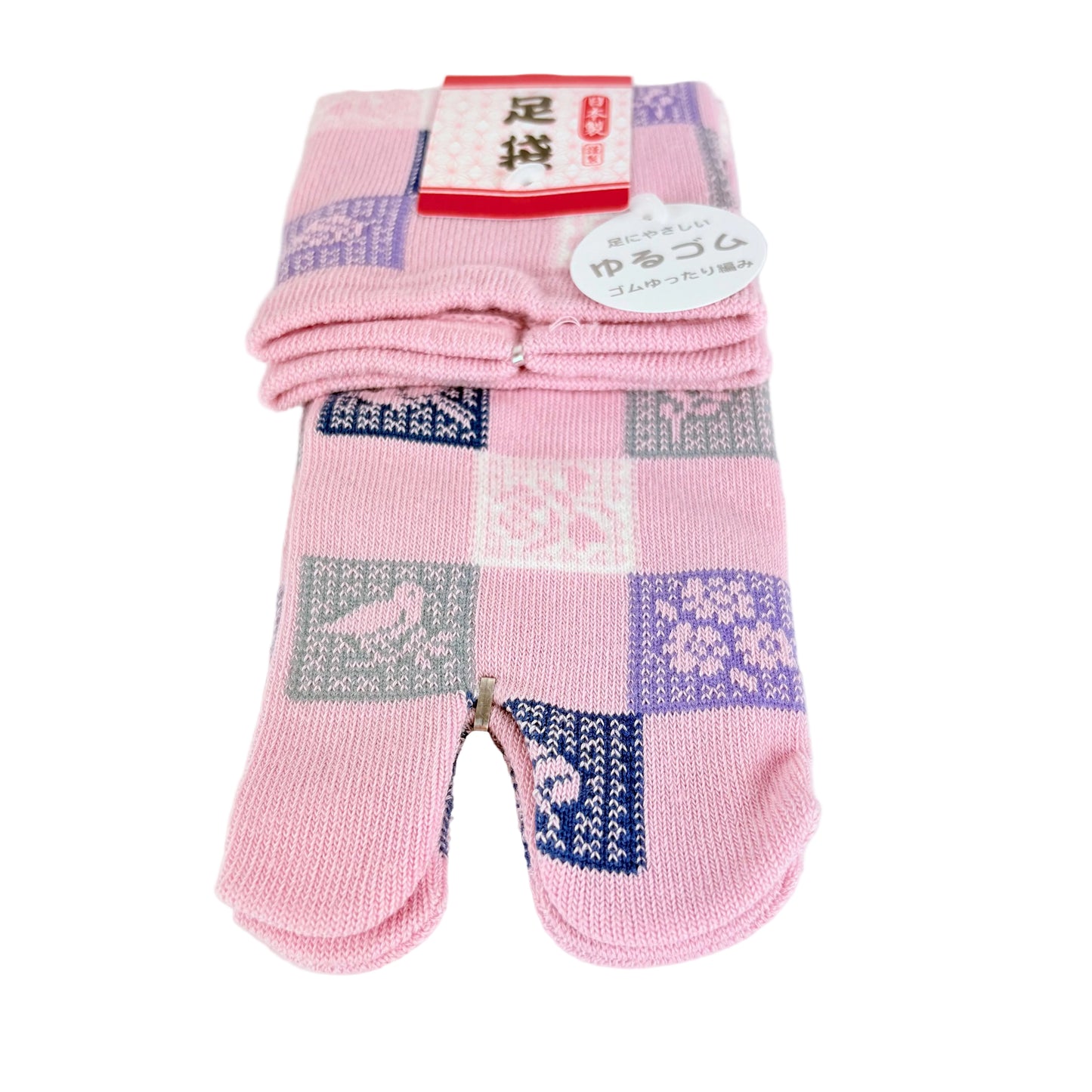 Tabi ponožky – Patchwork vzor | 22–25 cm | Made in Japan