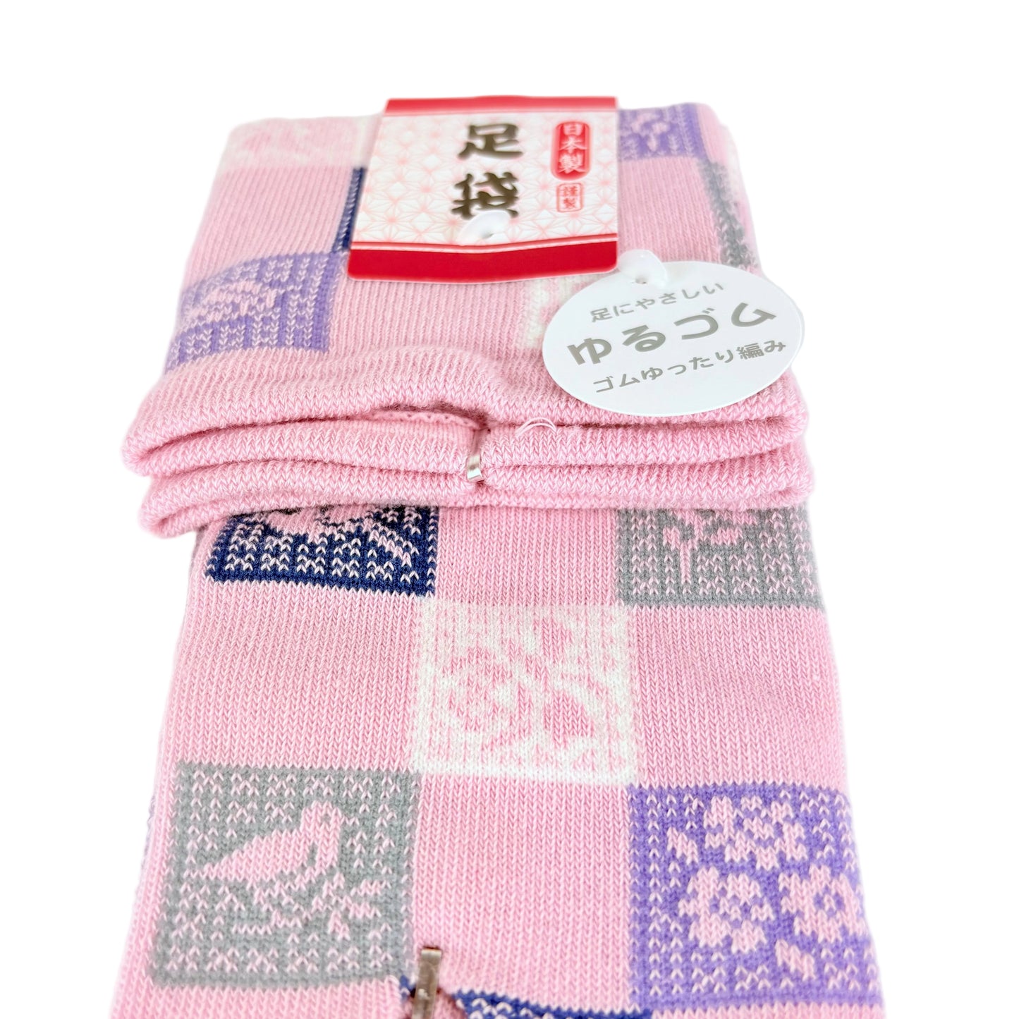 Tabi ponožky – Patchwork vzor | 22–25 cm | Made in Japan