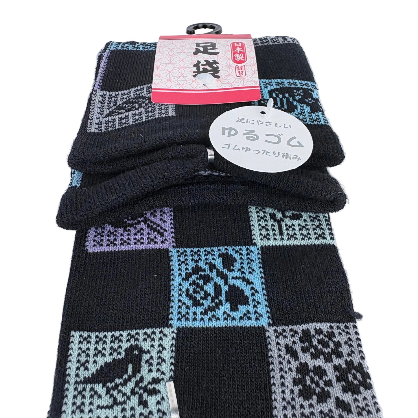 Tabi ponožky – Patchwork vzor | 22–25 cm | Made in Japan