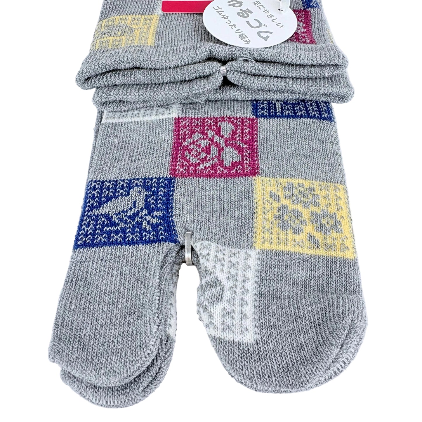 Tabi ponožky – Patchwork vzor | 22–25 cm | Made in Japan