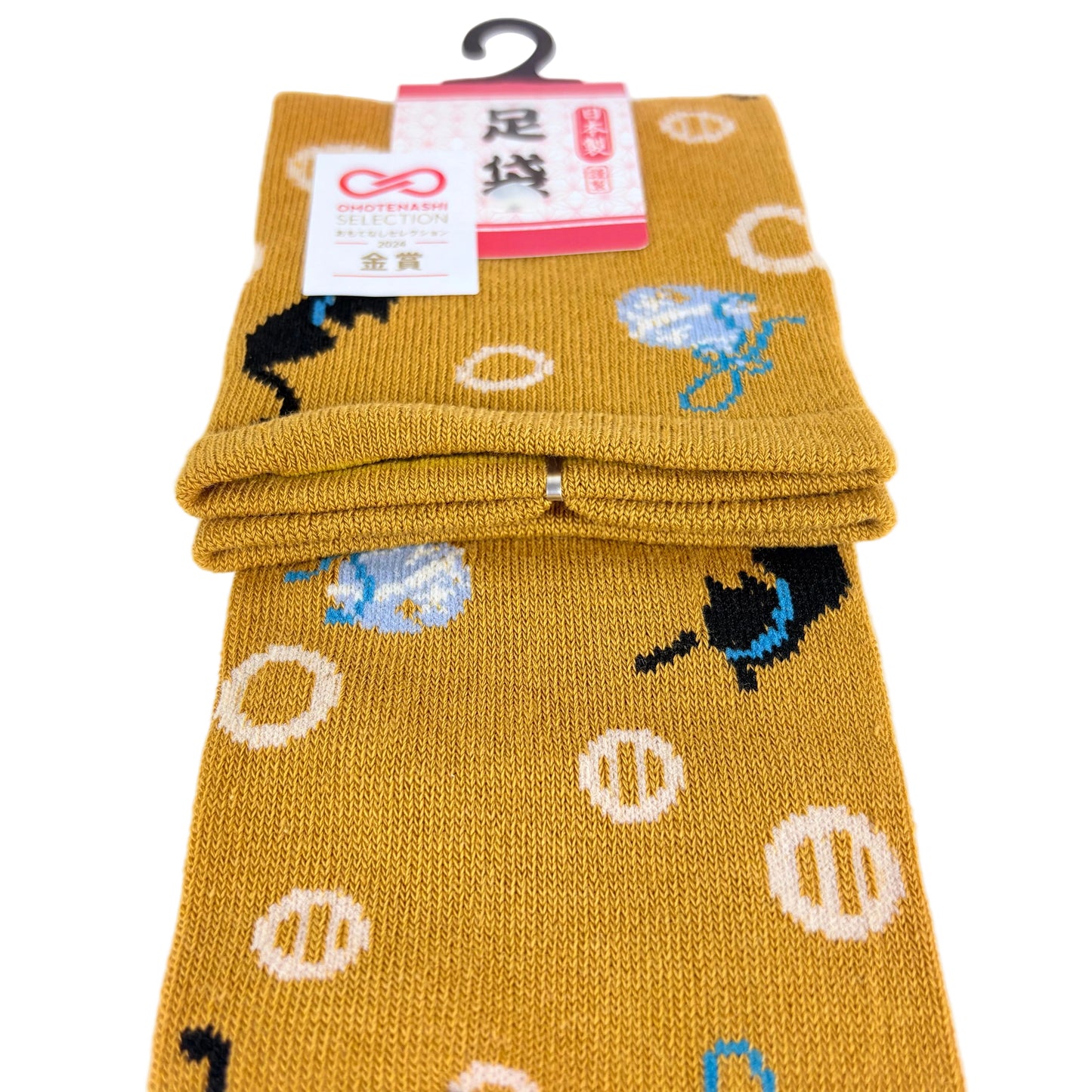 Tabi ponožky – Kočky & puntíky | 23–25 cm | Made in Japan